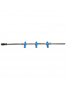 Komplette Standerdstange 3 Männchen Blau