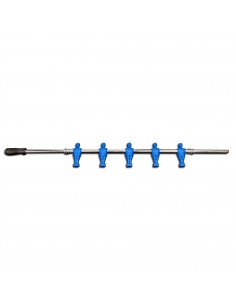 Komplette Standardstange 5 Männchen Blau