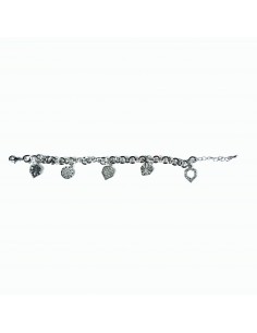 Braccialetto argento 5 elementi